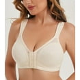 thumbnail image 4 of ORUYROP Women's Front Closure Full Coverage Back Support Posture Bra Wireless Comfy, 4 of 6