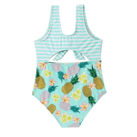 

Kids Toddler Baby Girl s Swimsuit Spring Summer Print Cotton Sleeveless Holiday Vest Shorts Beach Swimwear Romper Clothes
