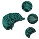 thumbnail image 3 of Ofertas Únicas 2 Piezas Gorro de Ducha para Mujeres con Flores para Baño Hotelero de Satén Negro, Seda de Leche, 3 of 5