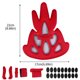 thumbnail image 2 of 1 juego de almohadillas para pulir cascos, útiles almohadillas de seguridad para cascos, práctico kit de acolchado para cascos., 2 of 5