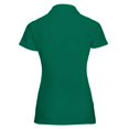 thumbnail image 2 of Jerzees- Polo de manga corta de colores resistente para mujer (Verde botella), 2 of 2
