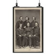 thumbnail image 2 of Print: Group Of Six Men, One In Union Uniform, 1864, 2 of 4