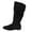 Black, variant on Dasayo Mid-Calf Boots Women Slouch Dress Black Wide Width Pointed Toe Boots Women Shoes 36