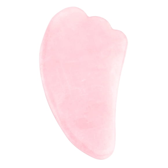 Herramienta de masaje raspador Gua Sha Jovivi Rose Quartz Stone