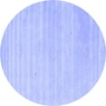 thumbnail image 1 of Ahgly Company Indoor Round Solid Blue Modern Area Rugs, 8' Round, 1 of 4