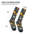 thumbnail image 4 of Pofeuu Pumpkin Print Compression Socks for Women & Men Circulation - Best Support for Nurses,Running,Athletic,Sports, 4 of 7