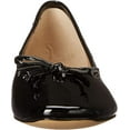 thumbnail image 2 of Sam Edelman Marisol Black Squared Toe Slip On Classic Leather Ballet Flats (Black, 6.5), 2 of 6