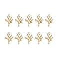 thumbnail image 1 of Minnieouse 10 piezas de aleación rama colgante colgantes fabricación de joyas encontrar horquilla diadema para profesional casero Ropa, zapatos y accesorios Miscelánea Oro Minnieouse AP016008-02, 1 of 6