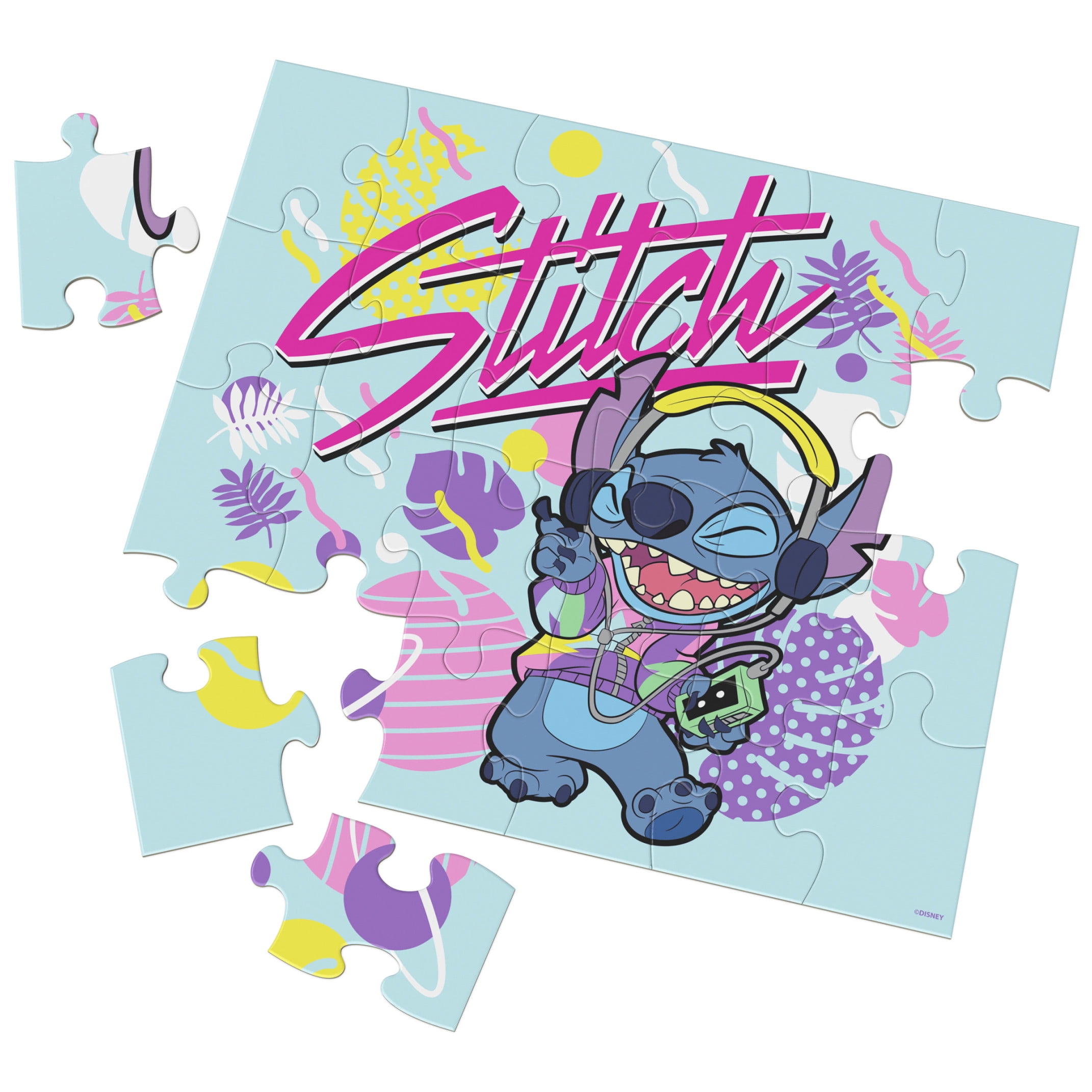 Spin Master Games, Disney's Lilo & Stitch Puzzles, 24 Pieces, for Ages 3 and up