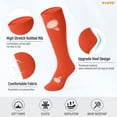thumbnail image 4 of WHIPPY Baseball Softball Socks and Belt Combo Set for Youth Adult Kids Baseball Sock with Softball Adjustable Elastic Belt, 4 of 7