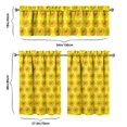 thumbnail image 6 of Rustic Blooming Curtains 36 Inch - 3 Panel Bohemian Country Farmhouse Set with Vintage Floral Print, Rod Pocket, 6 of 6