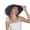 Black, variant on Shadoumai Women’s Wide Brim Sun Hats Packable Roll Up UV Straw Beach Hat Adjustable Ponytail Cap with Chic Bowknot
