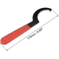 thumbnail image 4 of Llave inglesa tipo C de 2 uds para portabrocas sin llave de torno CNC APU13, con mango antideslizante rojo, 4 of 4