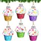 thumbnail image 1 of Nuevos adornos para árboles de Navidad, adornos colgantes de frutas, piña, adornos de cristal para cupcakes, adornos navideños, 1 of 6