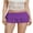 Purple, variant on Women's Mini Skirt Low Waist Solid Color Lingerie Skirt Ruffle Skirt