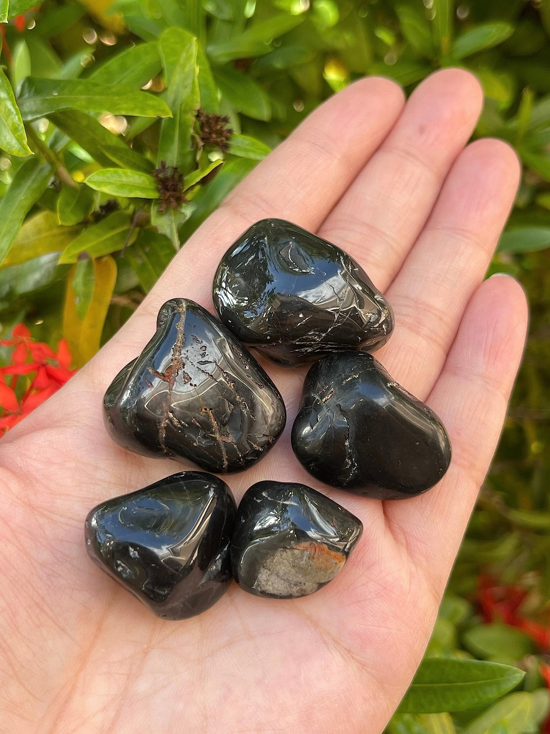 Natural black onyx stone outlet