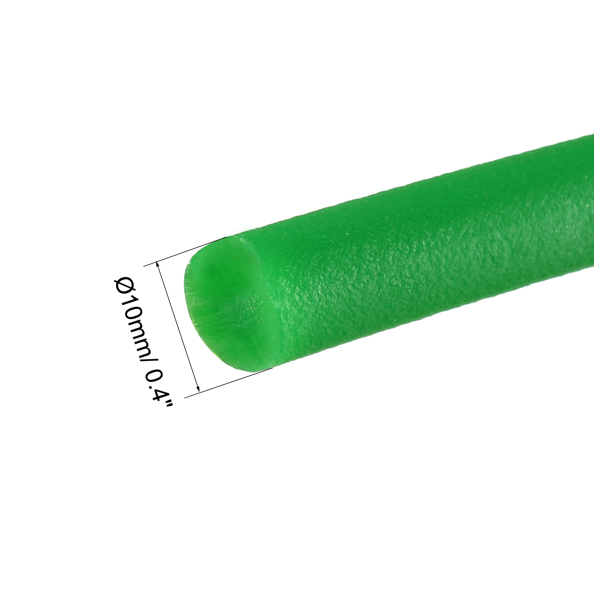 High-Performance Urethane Round Belting,2mm-20m PU Transmission Polyurethane Belt Green Rough Surface for Drive Transmission