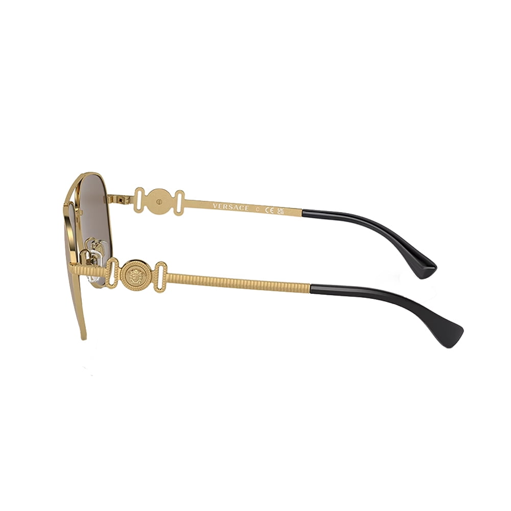 Versace VK 2002 Metal Childrens Aviator Sunglasses Gold 52mm Adult