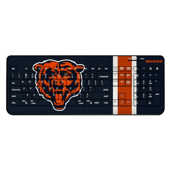Chicago Bears Stripe Wireless Keyboard