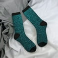 thumbnail image 5 of Rateoe Navy blue sparkling for Women Casual Calf Socks - Cute Crew Socks - Thin Soft Above Ankle Socks Size 5-11, 5 of 6