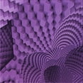 thumbnail image 1 of Ahgly Company Tapis d'Intérieur Lavable en Machine Carré Transitionnel Iris Violet, 6 Pieds Carré, 1 of 7