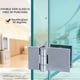 thumbnail image 3 of Bisagra de puerta de cristal Bewildely para Hotel de oficina 2 piezas, 3 of 6