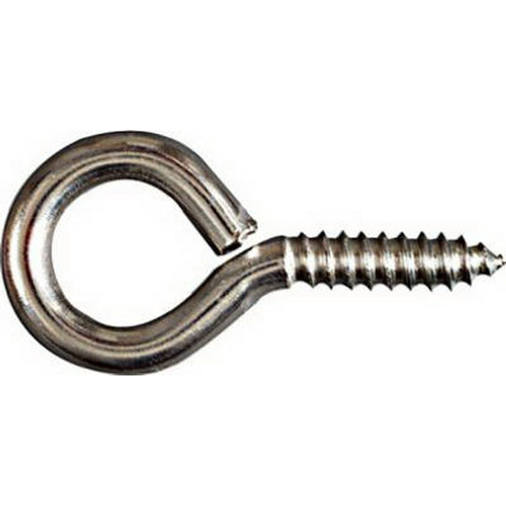 8 Large Stainless Steel Screw Eyes Pack of 20