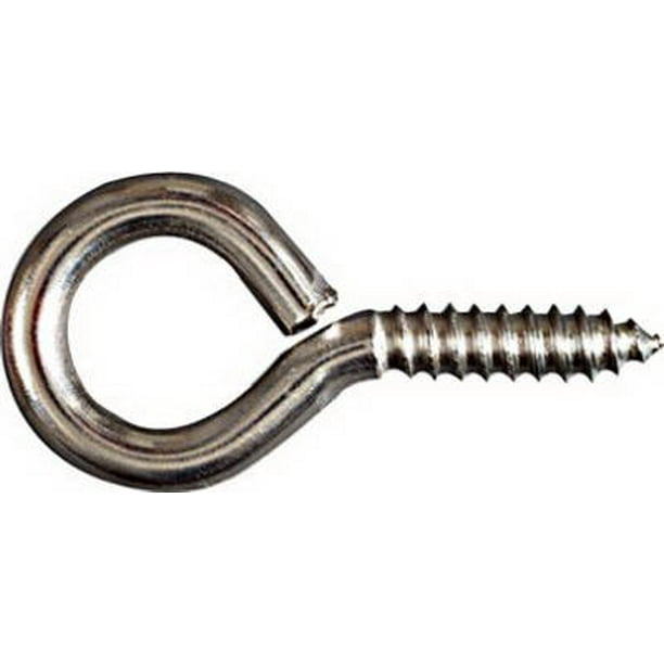 8 Large Stainless Steel Screw Eyes Pack of 20