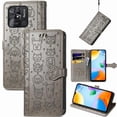 thumbnail image 2 of Funda Cartera FOXDOCK para XIAOMI Redmi 10C , Flip PU con Relieve de Gatos y Perros, Tarjetero y Soporte, 2 of 6