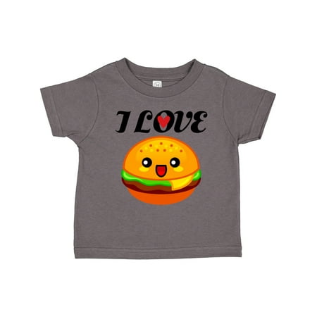 

Inktastic I Love Hamburgers Gift Toddler Boy or Toddler Girl T-Shirt