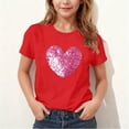 thumbnail image 3 of LckLvx Valentines Shirts for Boys Girls Heart Graphic Tees T-Shirt Kids Crew Neck Short Sleeve Tops, 3 of 6