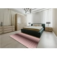 thumbnail image 5 of Ahgly Company Machine Washable Indoor Rectangle Transitional Pink Area Rugs, 2' x 5', 5 of 7