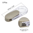 thumbnail image 2 of Ciego Cable Peso, 8uds 87mm Cortina Ventana Obturador Cuenta Cadena Mango Romano Vertical Rodillo Sombra Accesorios, Caqui, 2 of 6