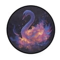 thumbnail image 2 of 36.2 Inch Round Floor Mat Elegant Swan Carpet Decor Rug for Living Room Bedroom, 2 of 6