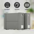 thumbnail image 3 of SpaceAid 4 Pack Sheet Organizers and Storage, Queen & King Size, Gray, Fabric, 3 of 6