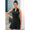 thumbnail image 4 of Golf Dress for Women Tennis Dresses with Shorts Pockets Sleeveless Sport Active Workout Athletic Dress Black S, 4 of 7