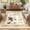Rice, variant on GlowSol 2x6 Washable Runner Rug - Machine Washable Non-Slip TPR Backing, Hand-Drawn Pet & Floral Carpet for Entryway Kitchen Bedroom, Green