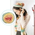 thumbnail image 4 of 5-strand Yarn Sweater Scarf Knitting Thread Handcraft Sewing handcraft DIY yarn; Braiding Cotton Yarn DIY Accessory, Type 2, 4 of 8