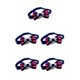 thumbnail image 1 of Collares para perros Greeniant Corbatas de lazo Suministros de decoración Cachorro 5Conjunto cuadros azules, 1 of 6