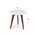 thumbnail image 3 of Fonn Marble Side Table, 3 of 4