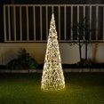 thumbnail image 4 of Hi-Line Gift Ltd 37522-S Twinkling 480 LED Christmas Cone Tree with Warm White & Cold White Lights, 4 of 9