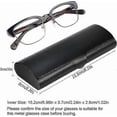 thumbnail image 2 of Aluminum Glasses Case, Metal Hard Case for Reading Glasses Black, Suitable for Women and Men, 2 of 5