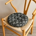 thumbnail image 3 of Office Chair Cushion Thicken Round Linen Seat Cushions For Back Pain Home Decor Decorative Outdoor Garden Cushions for Sofa, 3 of 6