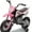Pink, variant on 12V Kids Motorcycle w/Treaded Tires, 3.1mph Top Speed, Kids Motorcycle w/Training Wheels, Music, Bluetooth, Spring Suspension, Green