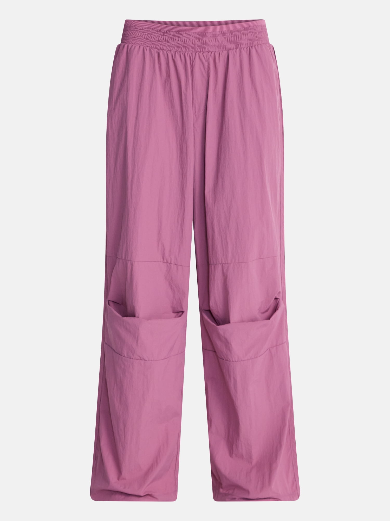 Avia Women's Crinkle Pants with Pleated Knees, 27" Inseam, Sizes XS-XXXL