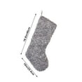thumbnail image 3 of Christmas Stocking, Holiday Decoration, Multicolor Plush Teddy Christmas Socks Gift Bag, Large 18.9 Inch Fleece Christmas Stocking for Fireplace Mantel Hanging, 3 of 7