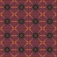 thumbnail image 1 of Ahgly Company Machine Washable Indoor Square Transitional Burgundy Red Area Rugs, 4' Square, 1 of 7