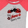 thumbnail image 4 of Inktastic My Nana Loves Me with Cute Ladybugs Boys or Girls Baby Bodysuit, 4 of 5