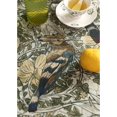 thumbnail image 2 of Rectangle Tablecloth Linen Polyester Fabric Decorative Rectangle Floral Printed Pattern Geometry Design Table Cover for Kitchen Dining Tabletop 54" x 72", 2 of 6