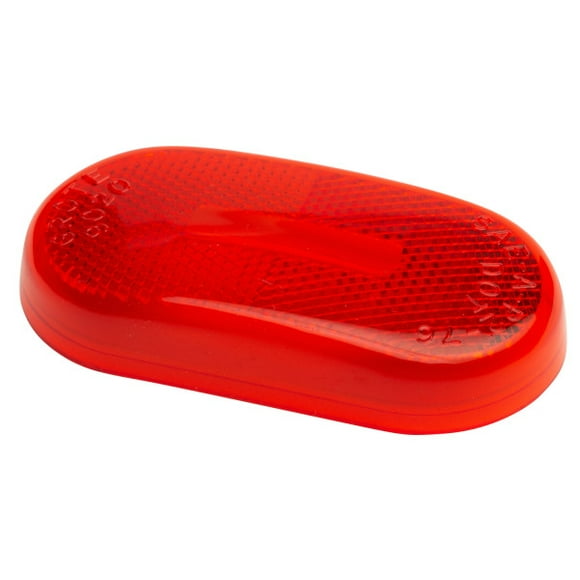 Grote Industries Turn Signal-Parking-Side Marker Light Lens 90202 For 45932 and 46712; Red Lens